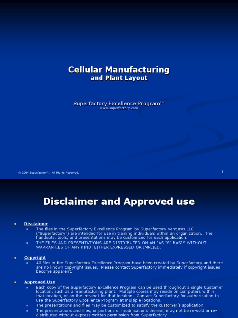 Cellular Manufacturing: and Plant Layout | Download Free PDF ...