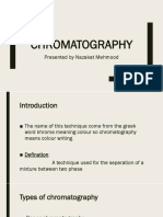 Chromatography: Presented by Nazakat Mehmood