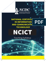 NCDC National Certificate in Ict Syllabus UBTEB Uganda