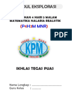 Modul Eksplorasi P4H3M MNR 25 Juli 2019