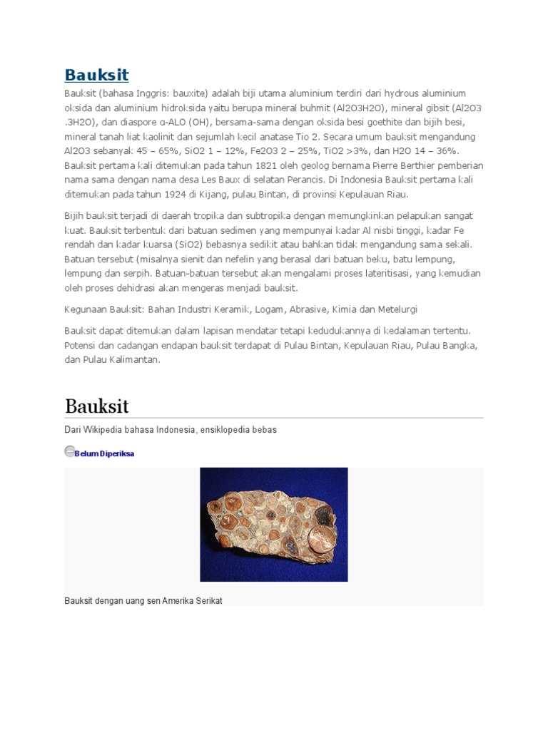 Bauksit Pdf Pdf