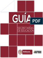 Guía Secretarias de Educación