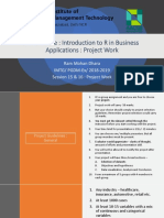 Course Title: Introduction To R in Business Applications: Project Work