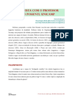 Entrevista revela perspectivas sobre humor e língua