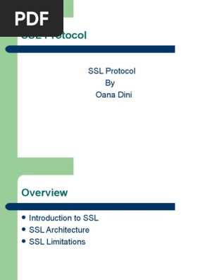 Dini | PDF | Transport Layer Security | Encryption