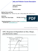 CE311A Environmental Quality and Pollution Course Description