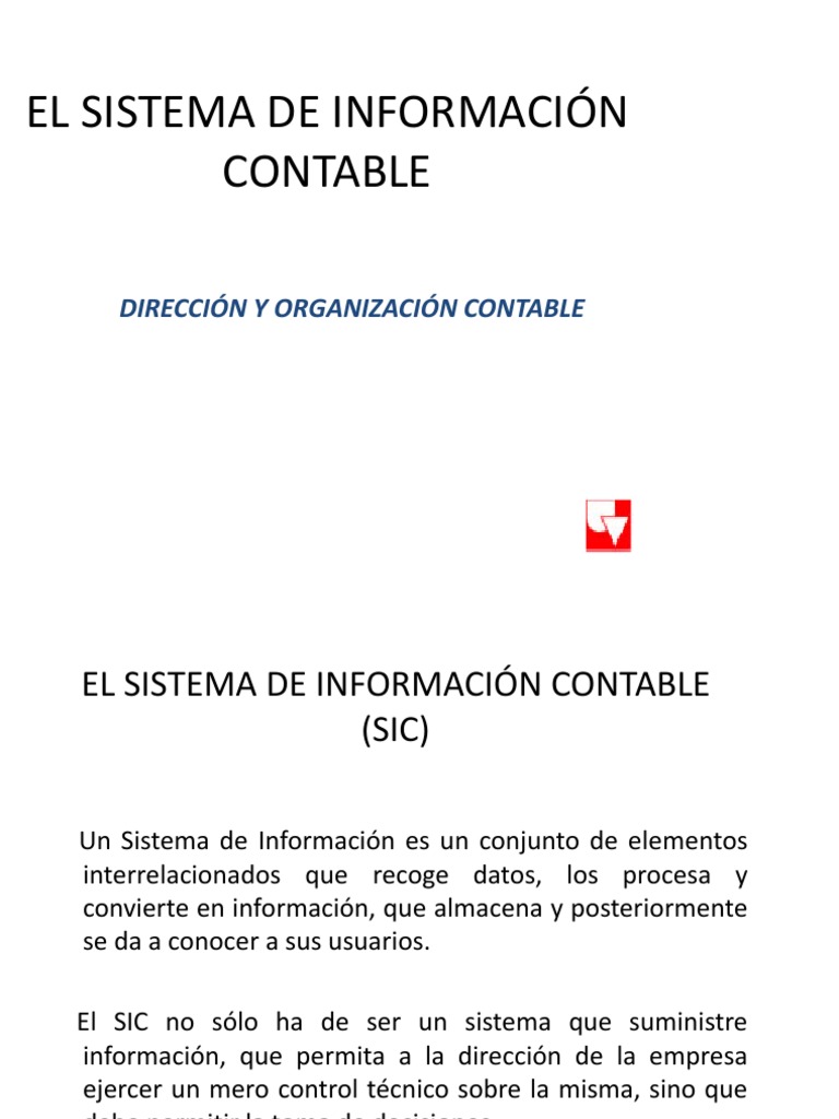 SIC Sistema de Informacion Contable | PDF | Contabilidad | Sistema