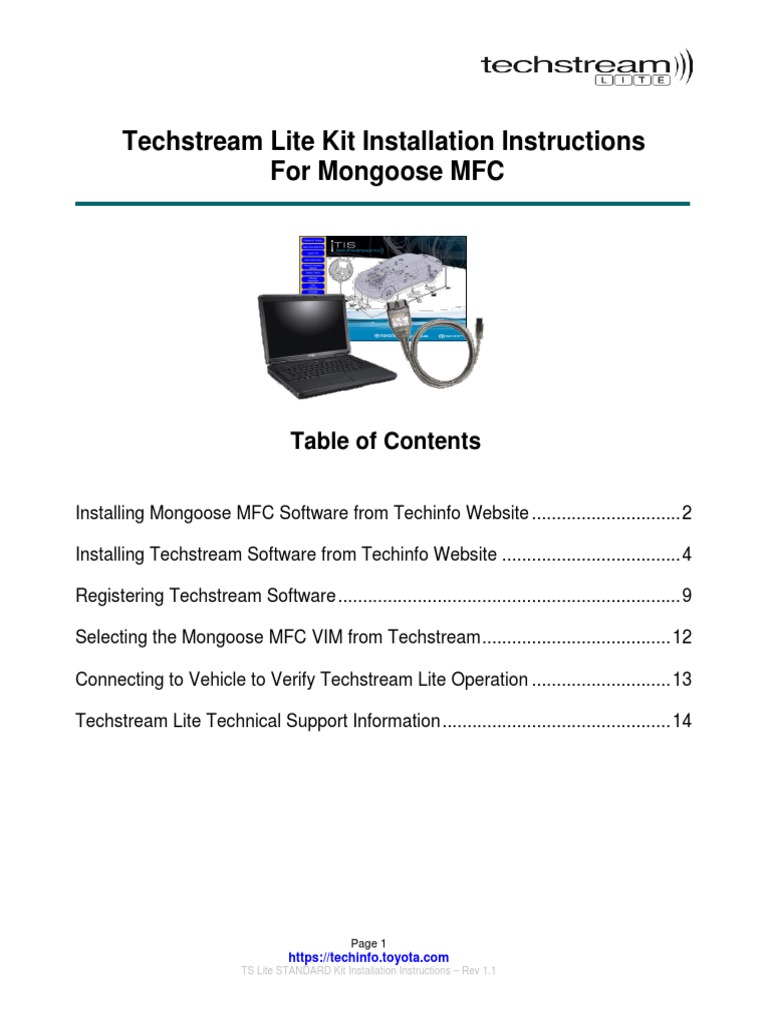 Techstream Installation Guide | PDF | Windows 8 | Microsoft Windows
