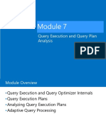Query Execution and Query Plan Analysis