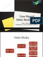 Case Report Otitis Media Efusi: Nama: Auliya Sauma Pembimbing: Dr. Arroyan Wardhana, SP - THT-KL