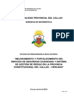 Proyecto de Seguridad Ciudadana - Integral PDF