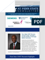 Penn State CHOT Research Highlights: March 2019