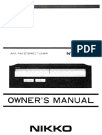 Nikko NT 890 Service Manual