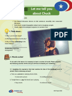 B1 Writing Assessment 1 Let Me Tell You About Chuck PDF