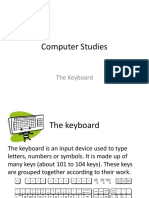 Computer Studies: The Keyboard
