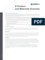 Polyjet 3d Printers Systems Materials Spec Sheet