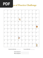 100 Days of Qigong Worksheet | PDF
