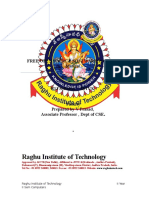 Raghu Institute of Technology: Free Open Source Software (Foss) Lab Manual