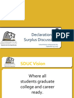 Declaration of Surplus Powerpoint