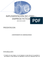 Implementación de La ISO 27001