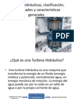 Turbinas Hidráulicas, Clasificación, Capacidades y Características