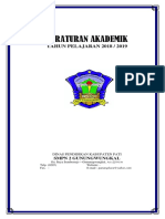 Peraturan Akademik SMPN 2 Gunungwungkal 2018-2019