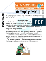 Ficha de Uso de MP y MB para Segundo de Primaria