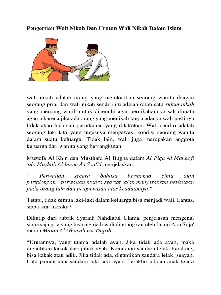 Wali Nikah Pdf