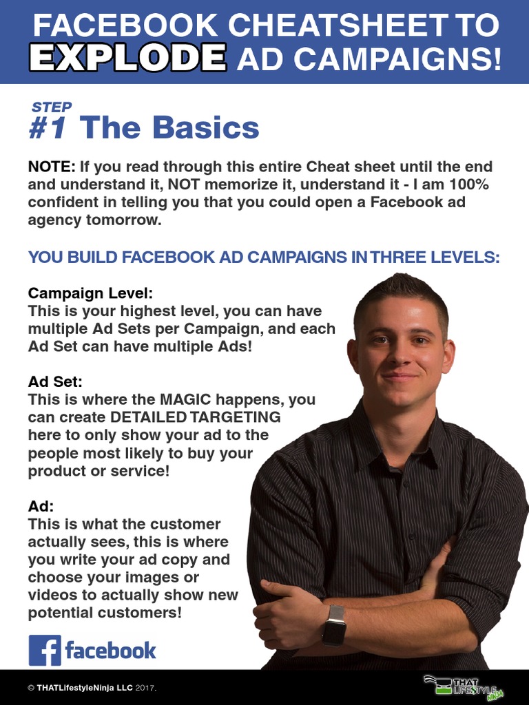 Facebook Ads Cheatsheet PDF | PDF | Advertising | Facebook