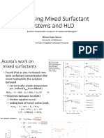 Addressing Mixed Surfactant Systems and HLD