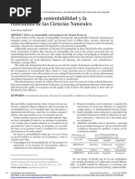 Notas Sobre La Sustentabilidad