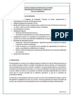 Mantenimiento de redes de telecomunicaciones