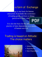 Evolution of Trading Theories
