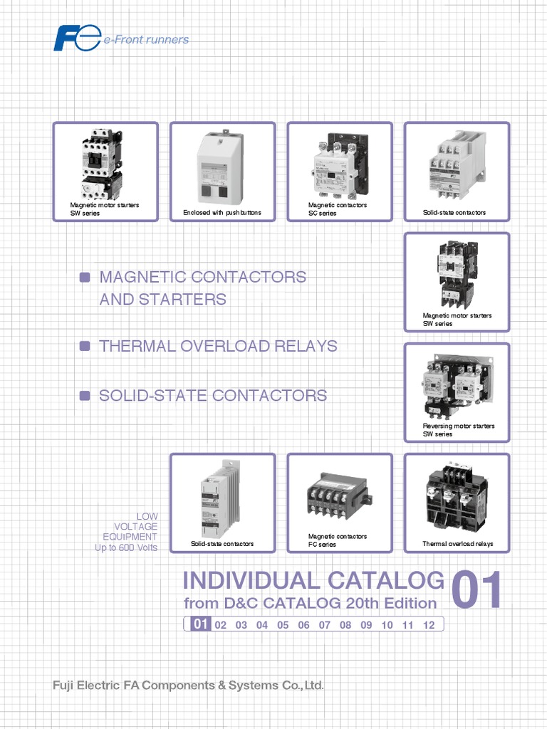 Magnetic Contactors and Starters Overview | PDF | Relay | Inductor