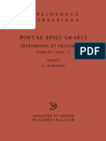 (Bibliotheca Scriptorum Graecorum et Romanorum Teubneriana) Alberto Bernabé (ed.) - Poetae Epici Graeci_ Testimonia et Fragmenta, Pars II_ Orphicorum et Orphicis similium Testimonia et fragmenta, Fasc (1).pdf