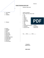 Format Pengisian Data Ukm