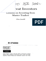 The Great Investors: Lessons On Investing From Master Traders