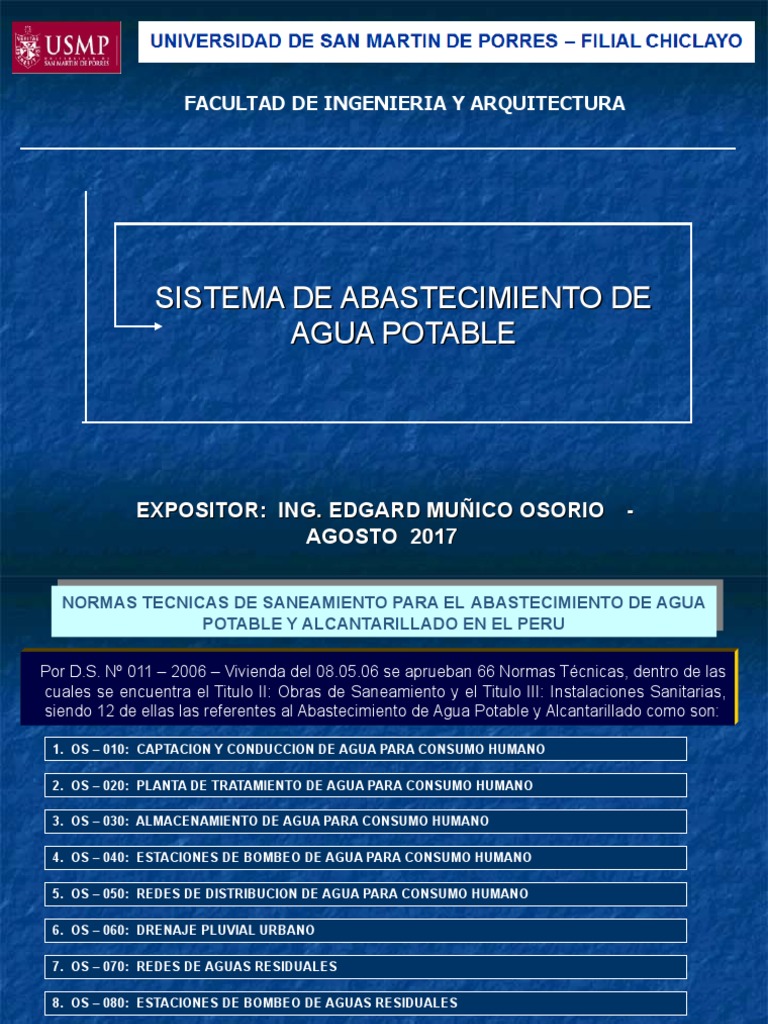 Abastecimiento de Agua y Alcantarillado en Perú | PDF | Alcantarillado ...