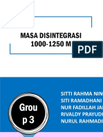 Masa Disintegrasi 1000-1250 M