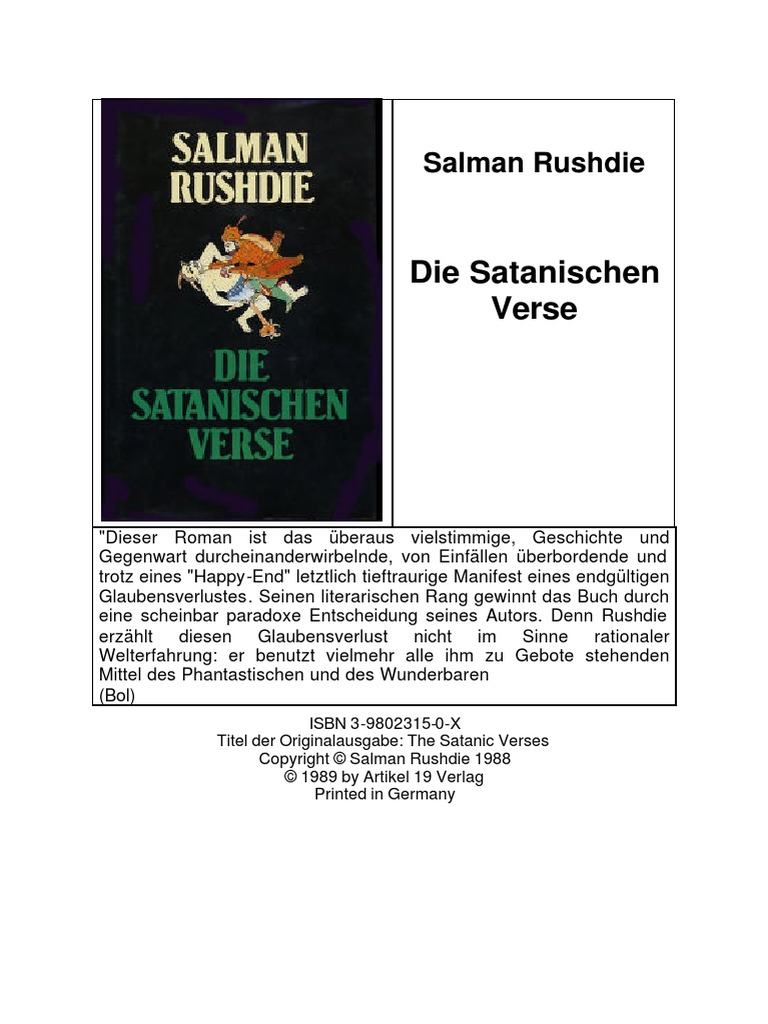 die satanischen verse pdf