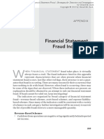 Financial Statement Fraud Indicators