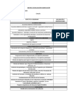 Matriz Coevaluación para Planificaciones