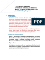 Paparan Contoh Penyusunan Dokumen Strategi Komunikasi Perubahan Perilaku Stunting Kab Banyumas