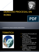 Derecho Procesal en Roma