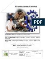 CBLM of Assembling Disassembling Consumer Electronics Products and Systems