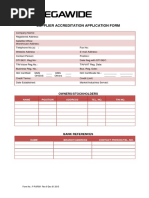 Supplier Accreditation Application Form PDF