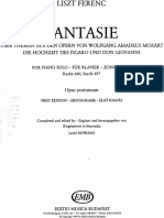 Liszt - S697 Fantasie Über Themen Aus Mozarts Figaro Und Don Giovanni (Howard)