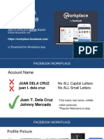 Facebook Workplace: Sign in Using Your Active Deped Email Accounts Via