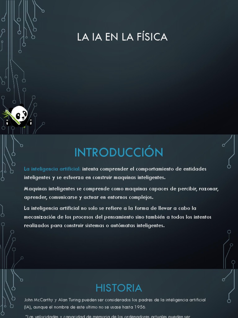Impacto de la IA en la Física | PDF | Inteligencia artificial ...