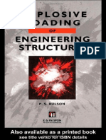 Explosive Loading of Engineering Structures - P S Bulson, 1997